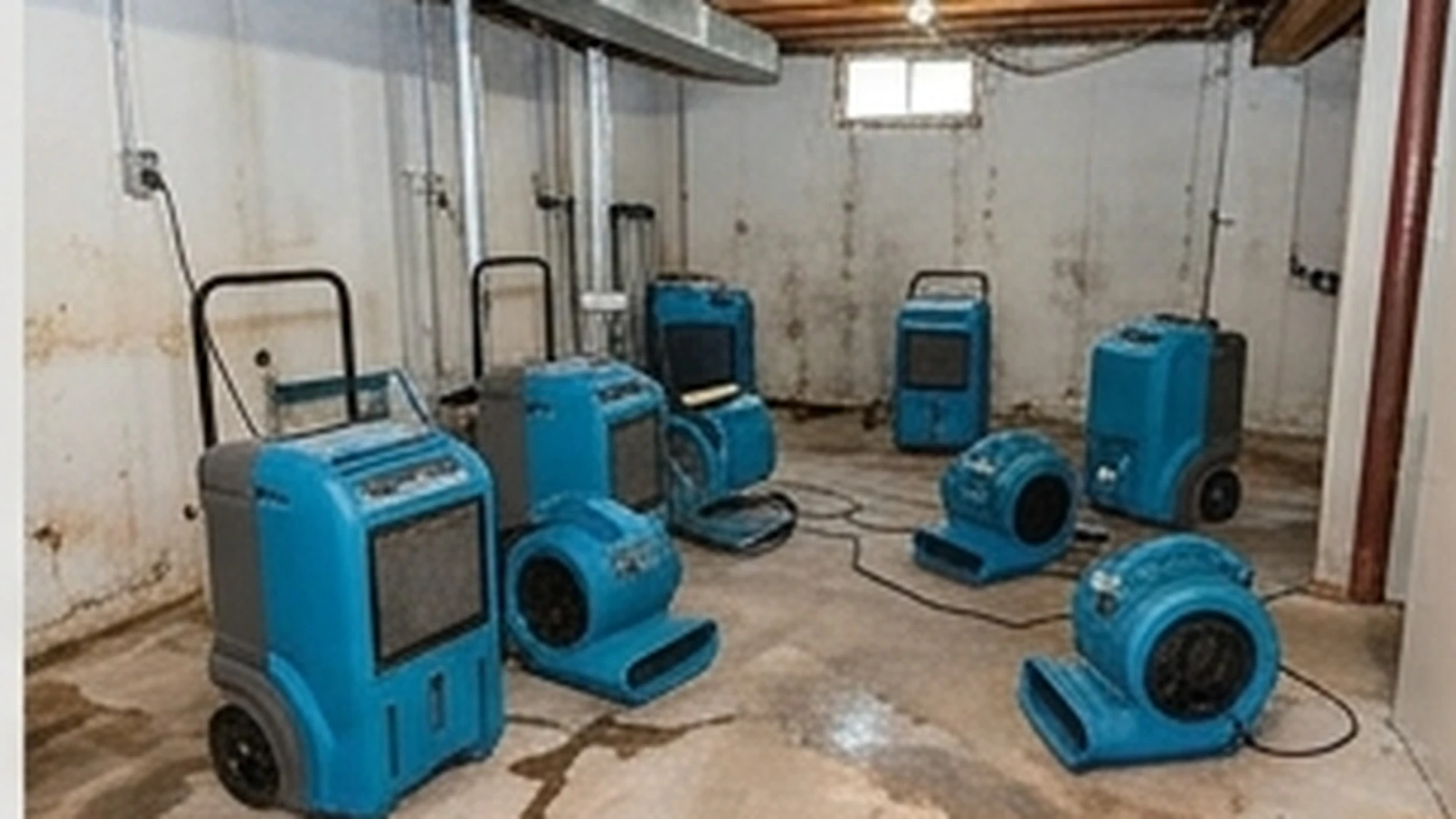 Water damage moisture control and drying solutions